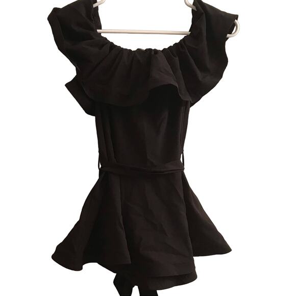 Daisy Black Ruffle Tank Top - Picture 4 of 5